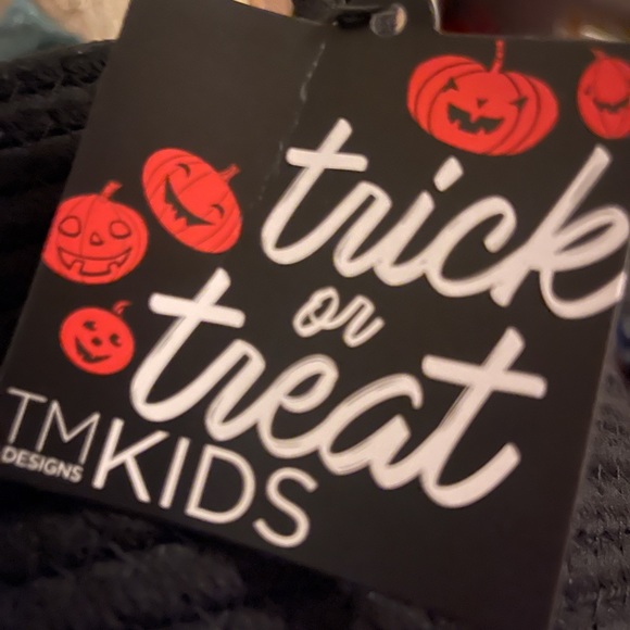 NEW Halloween Black Cat Trick or Treat Bag Bucket Woven Fabric & Crochet Ears - Picture 8 of 8